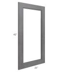 Stone Grey 21x42 Glass Door
