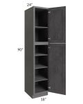 Stone Grey 18x90 Utility Cabinet