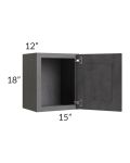 Stone Grey 15x18 Wall Cabinet