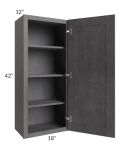 Stone Grey 18x42 Wall Cabinet