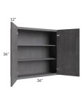 Stone Grey 36x36 Wall Cabinet