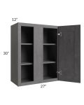 Stone Grey 27x30 Blind Corner Wall Cabinet