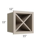 Tuscan Oyster 15x15 Wine Rack Cabinet