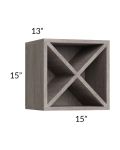 Milan Hazel 15x15 Wine Rack Cabinet
