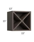 Milan Cafe 15x15 Wine Rack Cabinet