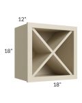 Stratton Khaki Shaker 18x18 Wine Cabinet - Out of stock through mid April