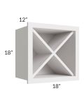 Tuscan Cloud 18x18 Wine Rack Cabinet