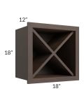 Tuscan Kona Brown 18x18 Wine Rack Cabinet