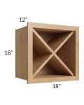 Vienna Timber 18x18 Wine Rack Cabinet