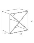 Vienna 18x18 Wine Rack Cabinet