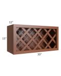 Phoenix Caramel Glaze 30x15 Wine Rack Cabinet