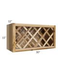 Prairie Shaker 30x15 Wine Rack Cabinet