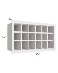 Tuscan Cloud 30x18 Wine Rack Cabinet