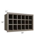 Tuscan Stone 30x18 Wine Rack Cabinet