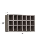Milan Hazel 30x18 Wine Rack Cabinet