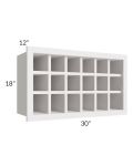 Vienna Cloud 30x18 Wine Rack Cabinet