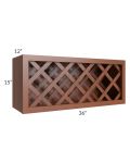 Phoenix Caramel Glaze 36x15 Wine Rack Cabinet