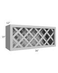 Charlotte Grey 36x15 Wine Rack Cabinet