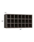 Milan Cafe 36x18 Wine Rack Cabinet
