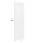 Frosted White Shaker 12x42 Wall Decorative Panel
