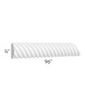 Frosted White Shaker 8' Rope Molding
