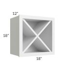 Bayville White 18x18 Wine Rack Cabinet