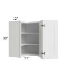 Dakota White 24x30 Wall Corner Unit