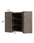 Providence Natural Grey 24x30 Wall Corner Unit 