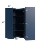 Portland Navy Blue 24x42 Wall Corner Unit