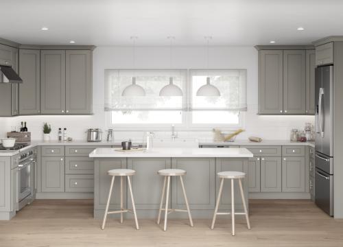 Stratton Light Grey Shaker